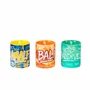 Bougies - Coffret cadeau de bougies en céramique ambiance plage (lot de 3 x 7,5 cm) - ARTITUDE HOME