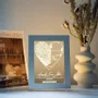 Desk lamps - City Plan Light Frame White L RGB Heart - ENJOY THE WOOD