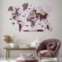 Other wall decoration - World Wooden Map Colored 3D XL Prime Plus Cappuccino Lum LED 3.0 - ENJOY THE WOOD
