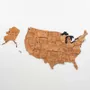 Other wall decoration - Wooden 3d Map of USA - Oak L Blank - ENJOY THE WOOD