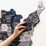 Other wall decoration - Wooden 3d Map of USA - Nordik M Prime - ENJOY THE WOOD