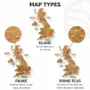 Other wall decoration - 3D Wooden Map of the United Kingdom Oak XL Prime Plus - ENJOY THE WOOD
