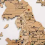 Other wall decoration - 3D Wooden Map of the United Kingdom Gold XL Blank - ENJOY THE WOOD