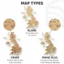 Other wall decoration - 3D Wooden Map of the United Kingdom Gold L Blank - ENJOY THE WOOD