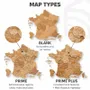 Other wall decoration - Wooden Map of France - Oak L Blank - ENJOY THE WOOD