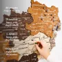 Other wall decoration - Wooden Map of Austria - Multicolor S Prime Plus - ENJOY THE WOOD