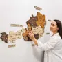 Other wall decoration - Wooden Map of Austria - Multicolor L Prime - ENJOY THE WOOD