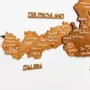 Other wall decoration - Wooden Map of Austria - Oak M Blank - ENJOY THE WOOD
