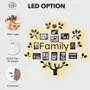 Other wall decoration - Wooden Led Family Tree - Starlight M Green LED - ENJOY THE WOOD