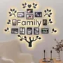 Other wall decoration - Wooden Led Family Tree - Starlight L Dark Walnut LED - ENJOY THE WOOD