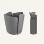 Design objects - Designer fireplace accessories in steel and leather ZEFIR - LIMAC DESIGN
