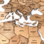 Other wall decoration - 3D Wooden World Map Prime Plus Gold 2XL - ENJOY THE WOOD