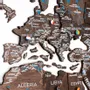 Other wall decoration - 3D Wooden World Map Prime Plus Dark Walnut M - ENJOY THE WOOD