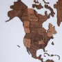 Other wall decoration - 3D Wooden World Map Prime Plus Oak L - ENJOY THE WOOD