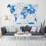 Other wall decoration - 3D Wooden World Map Prime Azure 3XL - ENJOY THE WOOD
