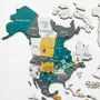 Autres décorations murales - Carte du Monde en Bois 3D Prime Country 3XL - ENJOY THE WOOD