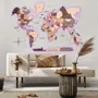 Autres décorations murales - Carte du Monde en Bois 3D LED 3.0 Prime Smokey L UE Droite - ENJOY THE WOOD