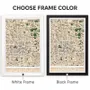 Other wall decoration - 3D City Map 3.0 Houston XL White Frame - ENJOY THE WOOD