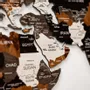 Other wall decoration - 2D Wooden World Map WoodToned L - ENJOY THE WOOD