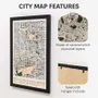 Other wall decoration - 3D City Map 3.0 Phoenix M Black Frame - ENJOY THE WOOD