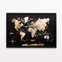 Other wall decoration - 3D Wooden Panel World Map Multicolor L Black - ENJOY THE WOOD