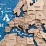 Other wall decoration - 3D Wooden Panel World Map Terra M Ocean - ENJOY THE WOOD