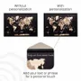 Other wall decoration - 3D Wooden Panel World Map Smokey L Black - ENJOY THE WOOD