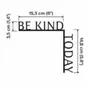 Decorative objects - Wooden Corner Quote be kind today - ENJOY THE WOOD