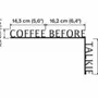 Decorative objects - Wooden Corner Quote coffee before talkie - ENJOY THE WOOD