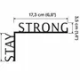 Objets de décoration - Citation d’angle en bois – « Sois fort » - ENJOY THE WOOD
