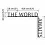 Decorative objects - Wooden Corner Quote the world awaits - ENJOY THE WOOD