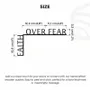 Decorative objects - Wooden Corner Quotes Faith over fear - ENJOY THE WOOD