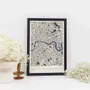 Other wall decoration - 3D City Map 3.0 London M White Frame - ENJOY THE WOOD