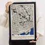 Other wall decoration - 3D City Map 3.0 Toronto M White Frame - ENJOY THE WOOD