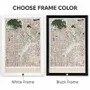 Other wall decoration - 3D City Map 3.0 Los Angeles XL Black Frame - ENJOY THE WOOD