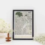 Other wall decoration - 3D City Map 3.0 Los Angeles M Black Frame - ENJOY THE WOOD