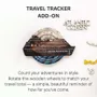 Decorative objects - Travel Tracker Cruise Liner 3D Colored Wooden World Map - Dune - ENJOY THE WOOD