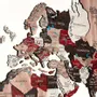 Other wall decoration - World Wooden Map Colored 3D L Blank Urban Lum - ENJOY THE WOOD