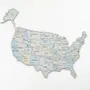 Other wall decoration - USA Photo Map Pastel S - ENJOY THE WOOD