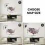Other wall decoration - USA Photo Map Physical M - ENJOY THE WOOD