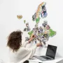 Other wall decoration - Europe Photo Map Physical M - ENJOY THE WOOD