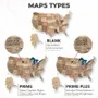 Other wall decoration - Wooden 3d Map of USA - Smokey M Prime - ENJOY THE WOOD