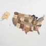 Other wall decoration - Wooden 3d Map of USA - Smokey L Prime Plus - ENJOY THE WOOD