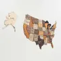 Other wall decoration - Wooden 3d Map of USA - Multicolor L Prime Plus - ENJOY THE WOOD