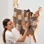 Other wall decoration - Wooden 3d LED Map of USA - Multicolor S Prime Plus EU - ENJOY THE WOOD