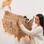 Other wall decoration - Wooden 3d LED Map of USA - Gold S Prime EU - ENJOY THE WOOD