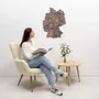 Other wall decoration - 3D Germany Wooden Map Dark Walnut S Prime - ENJOY THE WOOD