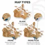 Other wall decoration - 3D Canada Wooden Map Oak M Blank - ENJOY THE WOOD