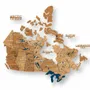 Autres décorations murales - Carte en bois 3D du Canada – Chêne, L, Prime - ENJOY THE WOOD
