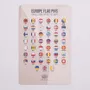 Objets de décoration - Épingles de drapeau européen - ENJOY THE WOOD